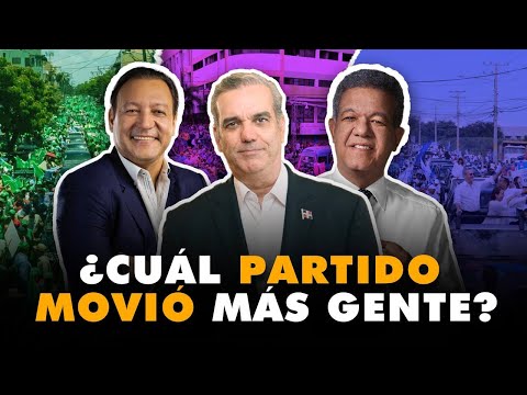 Quien está llevando más gente a marchas de los partidos políticos 30/01|2024