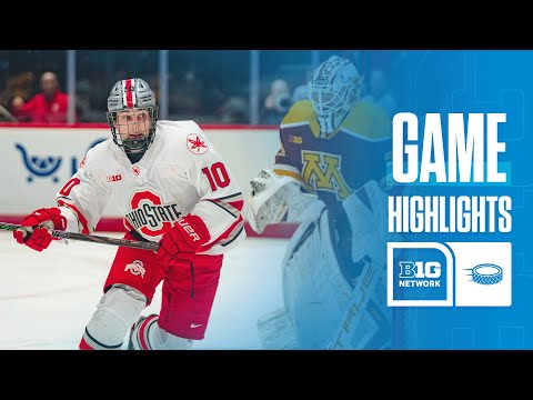 Minnesota at Ohio State | HIGHLIGHTS | Big Ten Hockey | 12/04/2025