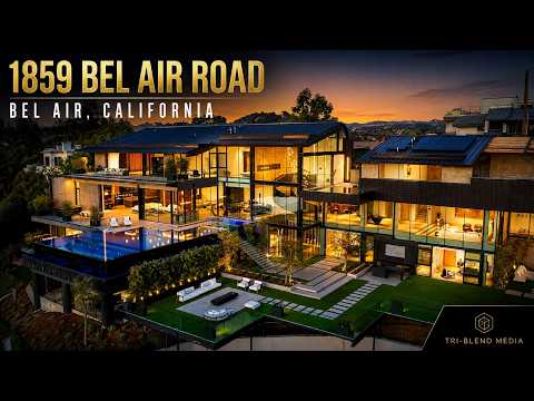1859 Bel Air Road: A Modern Mega Mansion Above Los Angeles