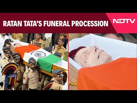 Ratan Tata Funeral | Ratan Tata's Funeral Procession, Cremation With State Honours Soon