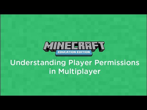 Understanding Player Permissions in Minecraft: Education Edition