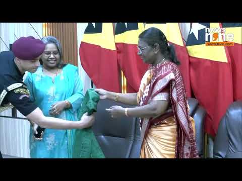 President Droupadi Murmu Arrives in Timor-Leste for Landmark Visit | news9