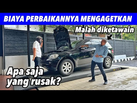 Mercy ML kami bawa ke bengkel resmi