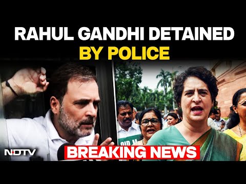 Rahul Gandhi News | Rahul Gandhi, Opposition Leaders Detained By Police Over Poll Body March