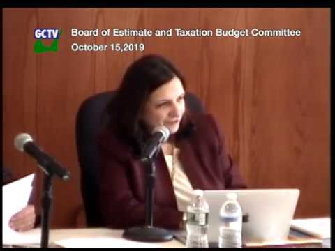 BET Budget Committee, October 15, 2019