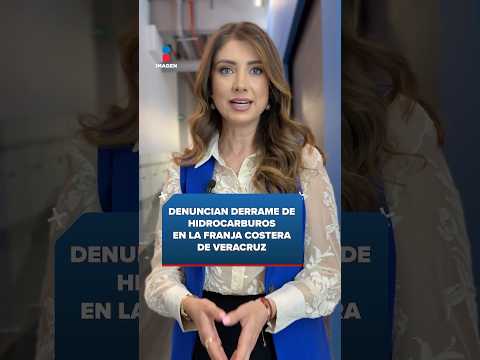 Denuncian derrame de hidrocarburos en la franja costera de Veracruz | Noticias 5:30 | Shorts
