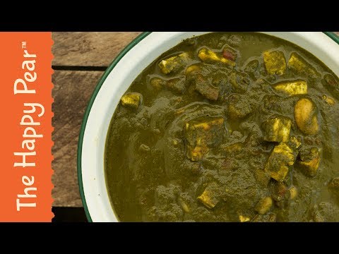 Vegan Palak " Paneer " | Indian Spinach Curry