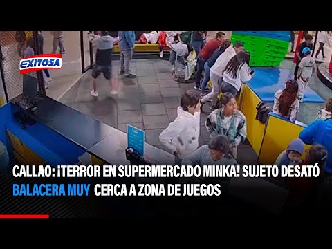 Callao: ¡Terror en supermercado Minka! Sujeto desató balacera muy cerca a zona de juegos