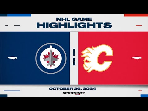 NHL Highlights | Jets vs. Flames - October 26, 2024