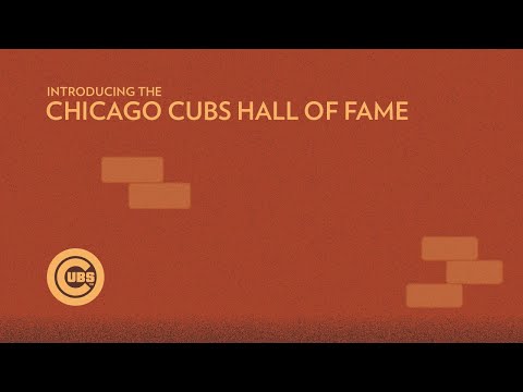 Introducing The Chicago Cubs Hall of Fame video clip 