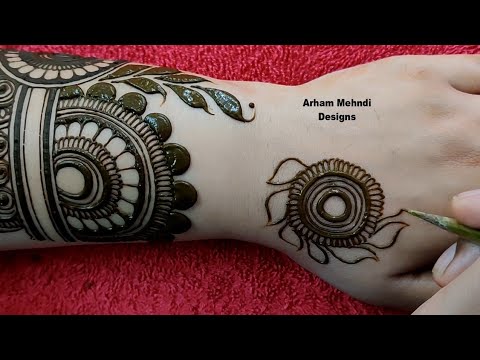 Teej 2025 Special Very Beautiful Stylish Mehndi Design | Back Hand Floral Design for Festival Look
