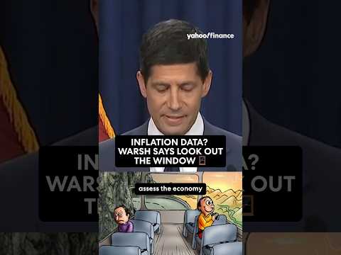 Fed's Warsh says look out the window when it comes to inflation. 🪟