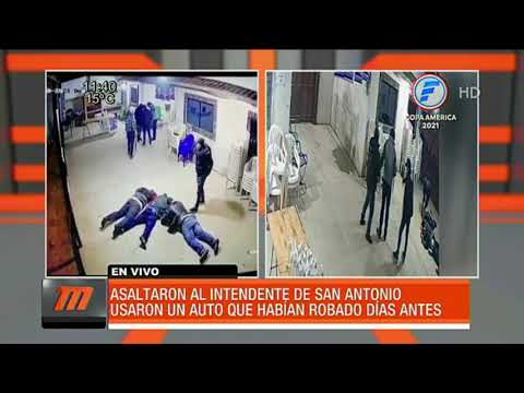 Nuevos videos de cómo asaltaron al intendente de San Antonio