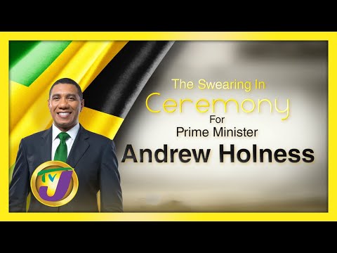 Prime Minister Andrew Holness Swearing-in Ceremony Live Coverage
