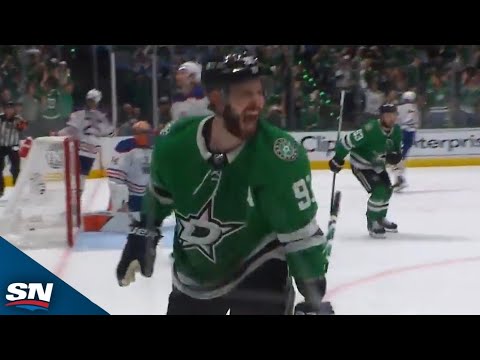 Stars Tyler Seguin Cashes In Off The Ricochet For A CLUTCH Goal vs. Oilers