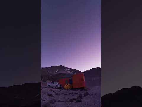 Timelapse desde refugio Tejos 5837msnm