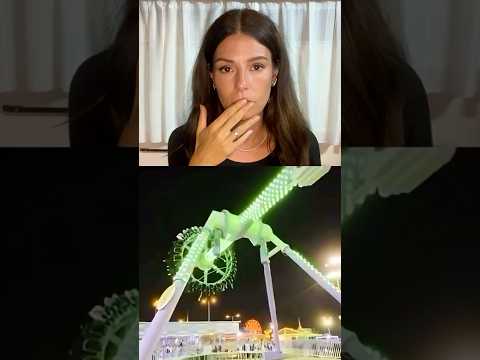 Attimi di panico su una giostra in Arabia 😰 #nadiatempest