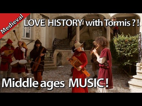 Middle ages Medieval music in France in Chinon with Tormis "Royal dance" Je Pousse un cri.