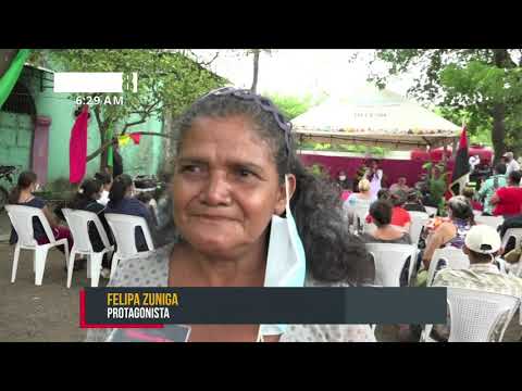 Familias del departamento de Managua reciben cerdas reproductoras - Nicaragua