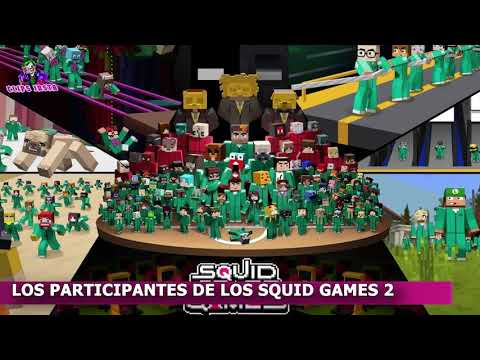 TODOS LOS PARTICIPANTES DE LOS SQUID CRAFT GAMES 2 ¿ PARTICIPARÁ AURON?