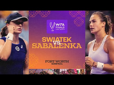 Iga Swiatek vs. Aryna Sabalenka | 2022 WTA Finals Semifinal | Match Highlights