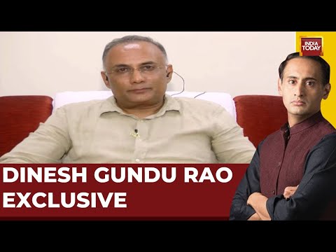 Interview: Karnataka Health Minister Dinesh Gundu Rao Exclusive On India Today With Rahul Kanwal