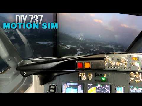 Realistic 737 motion sim - Stockholm to Trondheim with BeyondATC