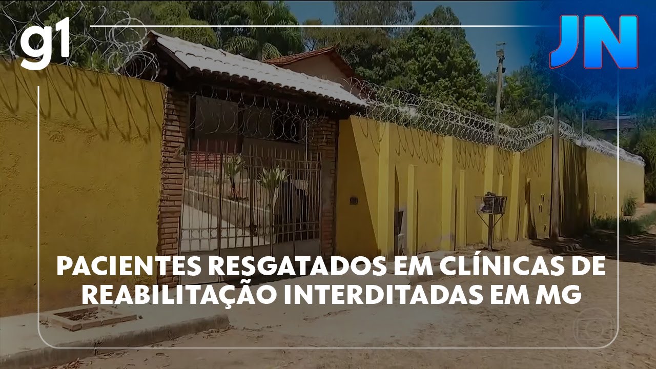 Pacientes resgatados em clínicas de reabilitação interditadas em MG