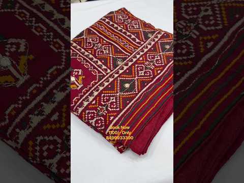 Book Now | Pochampalli Patola Silks |Avl@1100#8499933390@varalaxmisilks-36 Lpt #saree #silksaree