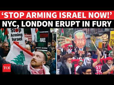 COMPLICIT IN GENOCIDE’: New York, London Protesters FLOOD Streets; BLAST Trump For ‘Arming’ Bibi