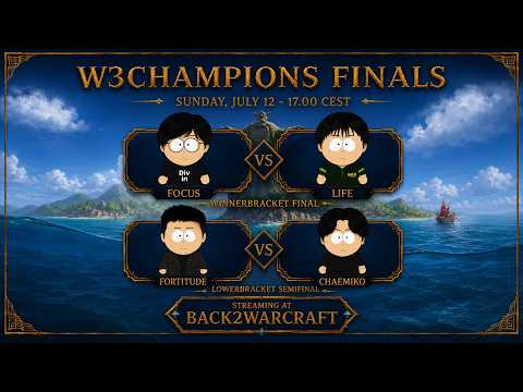 Championship Sunday⚔️ Fortitude - Life - FoCuS - Chaemiko 🏆 Who'll be king of W3Champions S24 Finals
