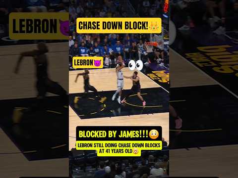LeBron came OUT OF NOWHERE!🤯