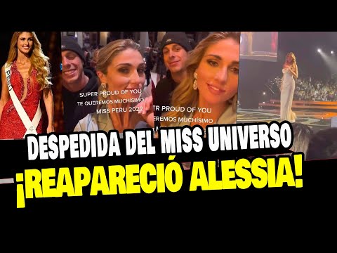 ALESSIA ROVEGNO REAPARECE TRAS NO GANAR LA CORONA DEL MISS UNIVERSO