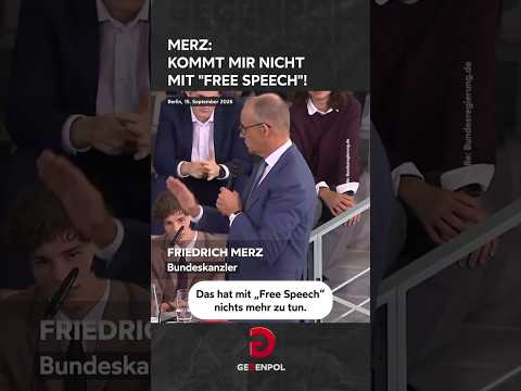 <strong>Merz</strong>: Kommt mir nicht mit "Free Speech"! #<strong>Merz</strong> #Internet #Klarnamen #Meinungsfreiheit  #deutschland