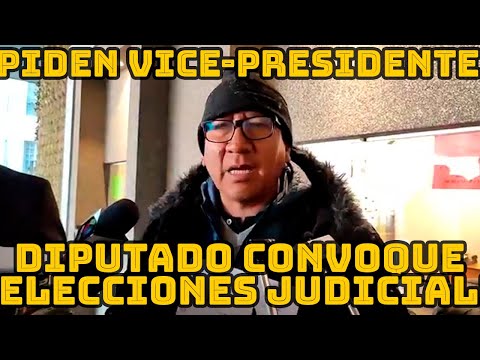 BOLIVIA PRESENTAN NOTA ORDEN DEL DIA PARA VICEPRESIDENTE DIPUTADO CONVOQUE ELECCIONES JUDICIAL