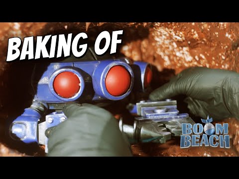 Baking of Boom Beach 10 year anniversary cake!