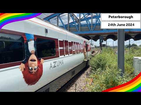 Trains at Peterborough Station (24/06/2024)