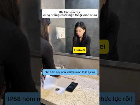 Khi <strong>Huawei</strong> và iPhone bị nước vào 😂 #apple #smartphone #<strong>huawei</strong> #iphone #phone