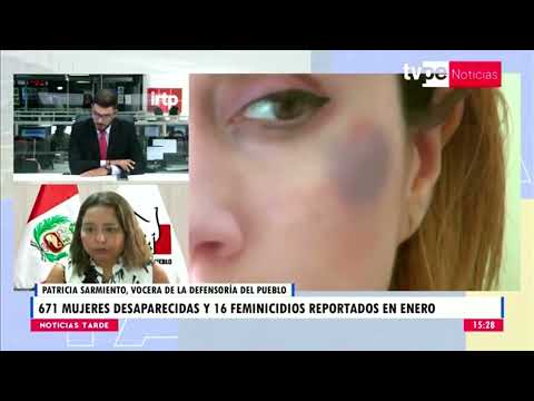 Noticias Tarde | Patricia Sarmiento, adjunta para los derechos de la mujer de la DP - 20/02/2023