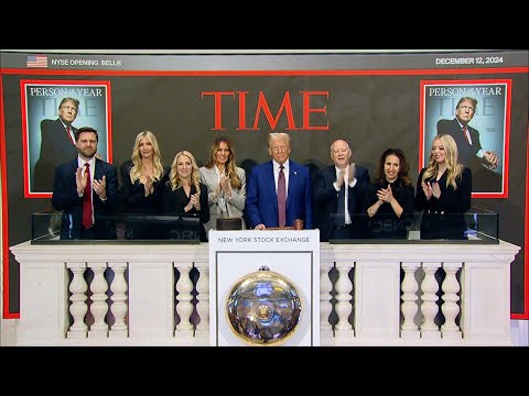 Trump rings opening bell at New York Stock Exchange | AFP