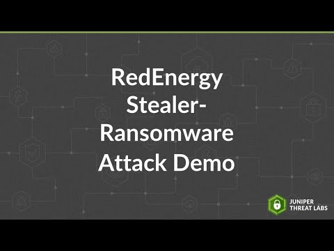 RedEnergy Stealer Ransomware Attack Demo