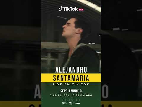 ¡Un show único! Con @Alejandro Santamaria en concierto por TikTok