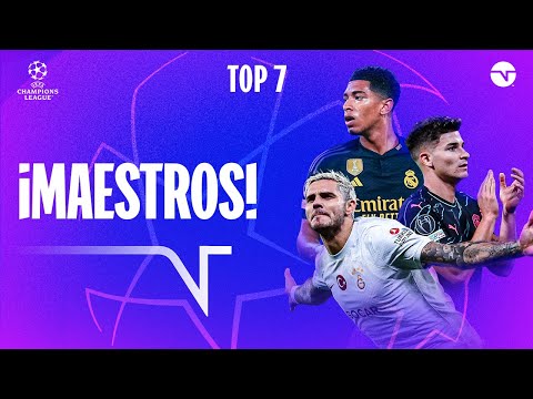 ¡INCREÍBLES! | TOP-7 DE GOLES | JORNADA 2 | UEFA CHAMPIONS LEAGUE