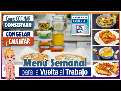 ? MEN SEMANAL para Vuelta al TRABAJO - 5 Recetas FCILES y SALUDABLES para toda la Familia ???????