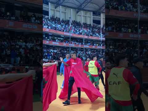 Joy painted in red and green. 🇲🇦❤️‍🔥#TotalEnergiesCHAN2024