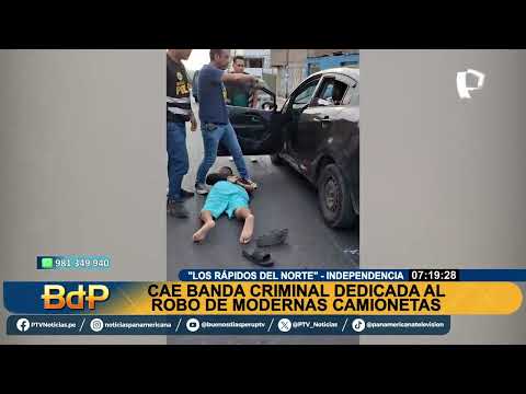 Capturan a miembro de banda criminal dedicada al robo de camionetas en Independencia