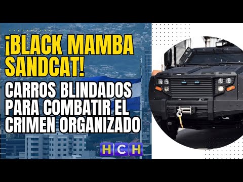 Llegan a Honduras los «Black Mamba Sandcat», carros blindados para combatir el crimen organizado