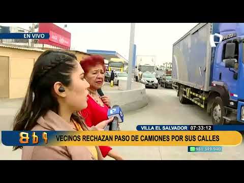 Panamericana Sur: camión de carga pesada choca con vehículo y genera tráfico