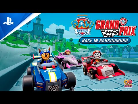 PAW Patrol Grand Prix Race in Barkingburg - DLC Trailer | PS5 & PS4 Games