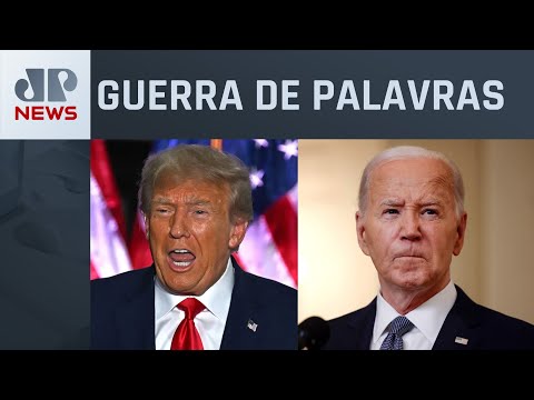 Trump fala em injustiça sobre seu processo  Biden o chama de “perigoso”